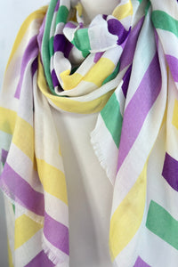 Pastel Stripe Scarf