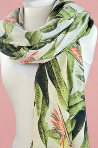 Tropical Leaf Scarf