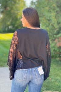 Graphic Boho Top - Vintage Tigers