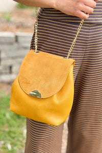 Breanna Crossbody - Mustard