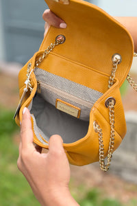 Breanna Crossbody - Mustard