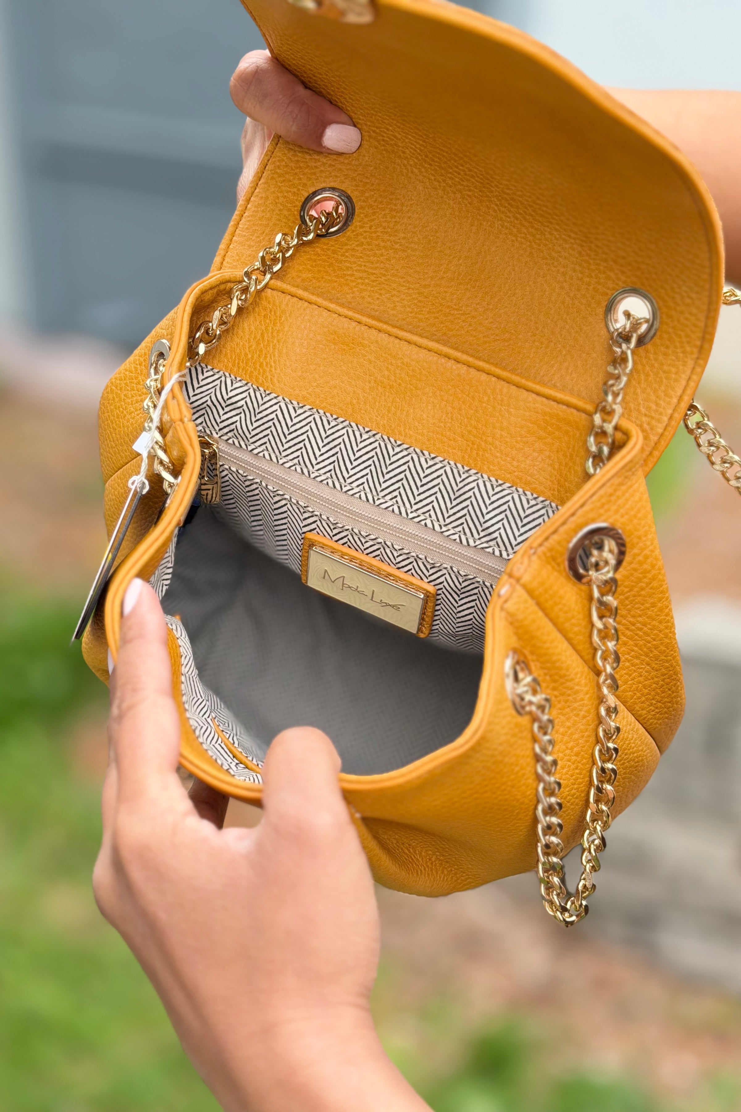 Breanna Crossbody - Mustard