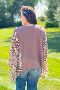 Graphic Boho Top - Rock N Roll