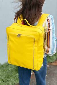 Monochrome Yellow Backpack