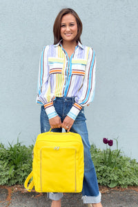 Monochrome Yellow Backpack
