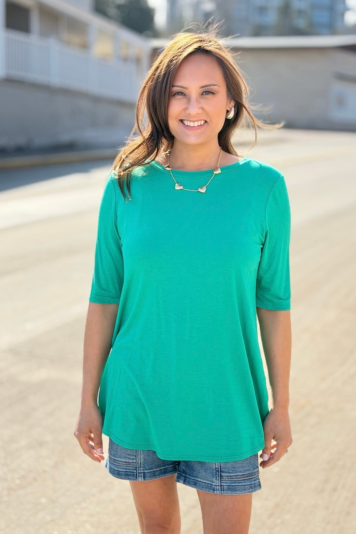 Basic Soft Tee - Kelly Green