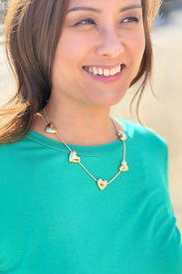 Heart Necklace - Gold