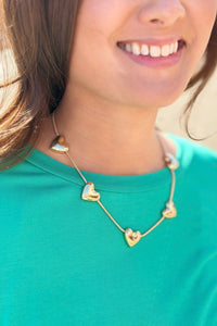 Heart Necklace - Gold