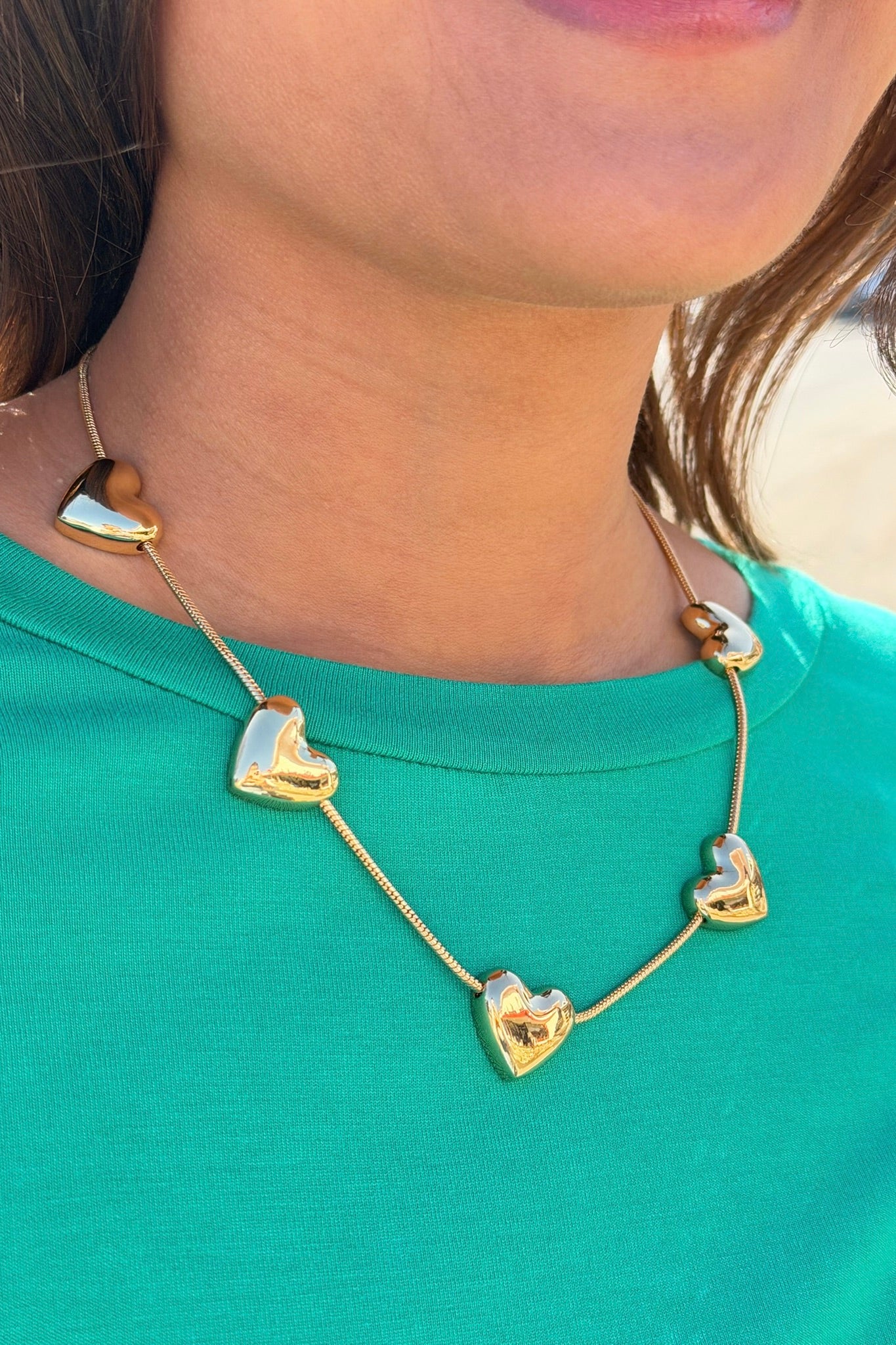 Heart Necklace - Gold