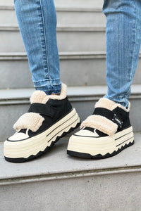 Glissane Wool & Suede - Black