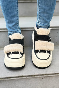 Glissane Wool & Suede - Black
