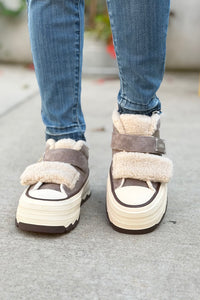 Glissane Wool & Suede - Grey