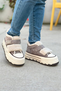 Glissane Wool & Suede - Grey