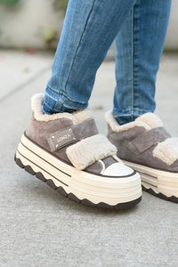 Glissane Wool & Suede - Grey
