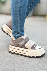 Glissane Wool & Suede - Grey
