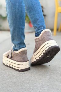 Glissane Wool & Suede - Grey