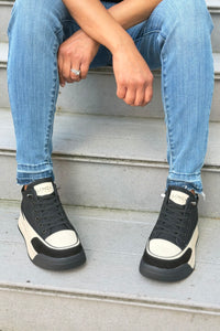 Bris Leather Sneaker - Black