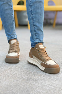 Bris Leather Sneaker - Brown