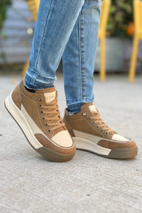 Bris Leather Sneaker - Brown