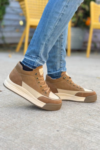 Bris Leather Sneaker - Brown