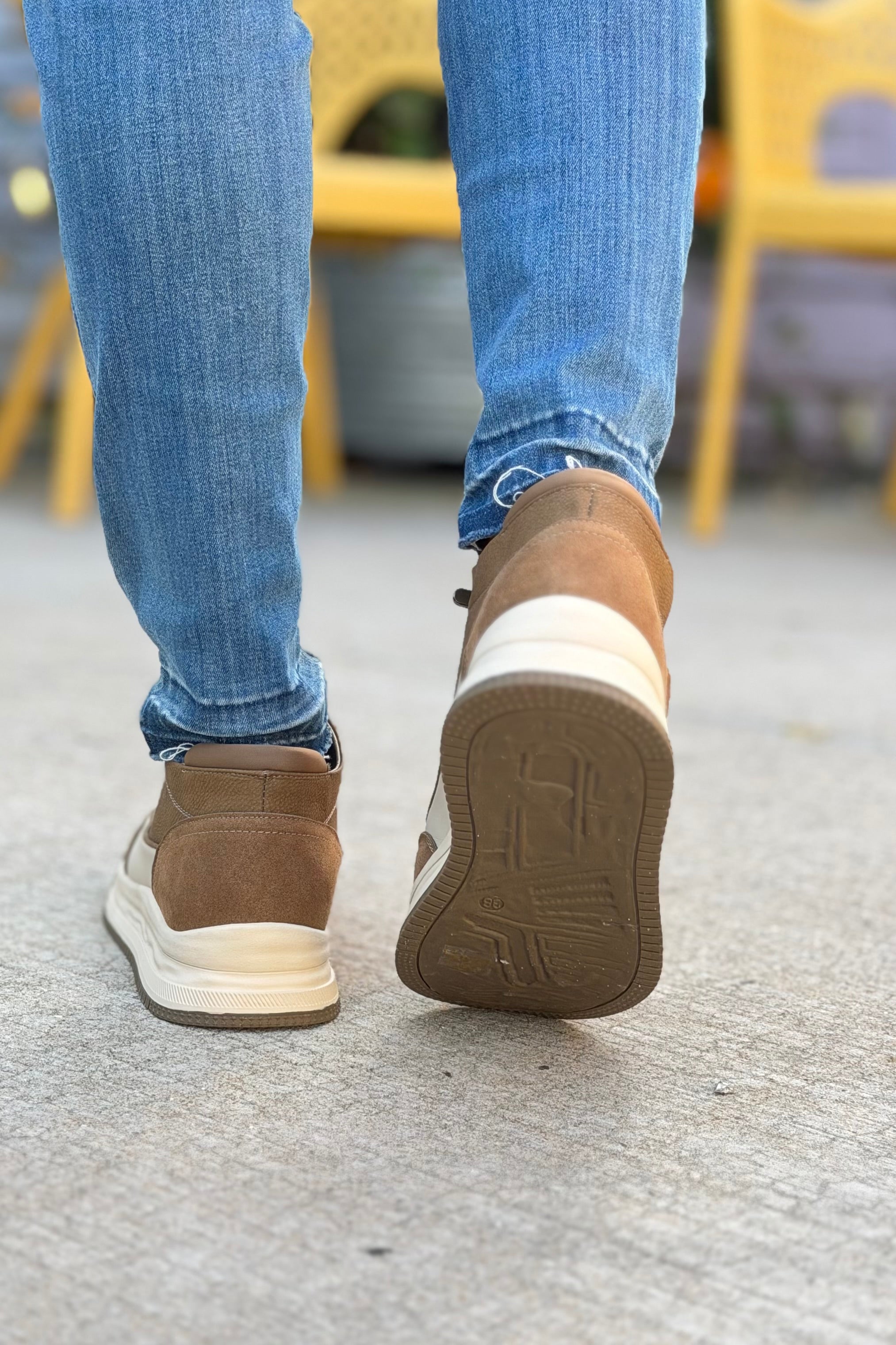 Bris Leather Sneaker - Brown