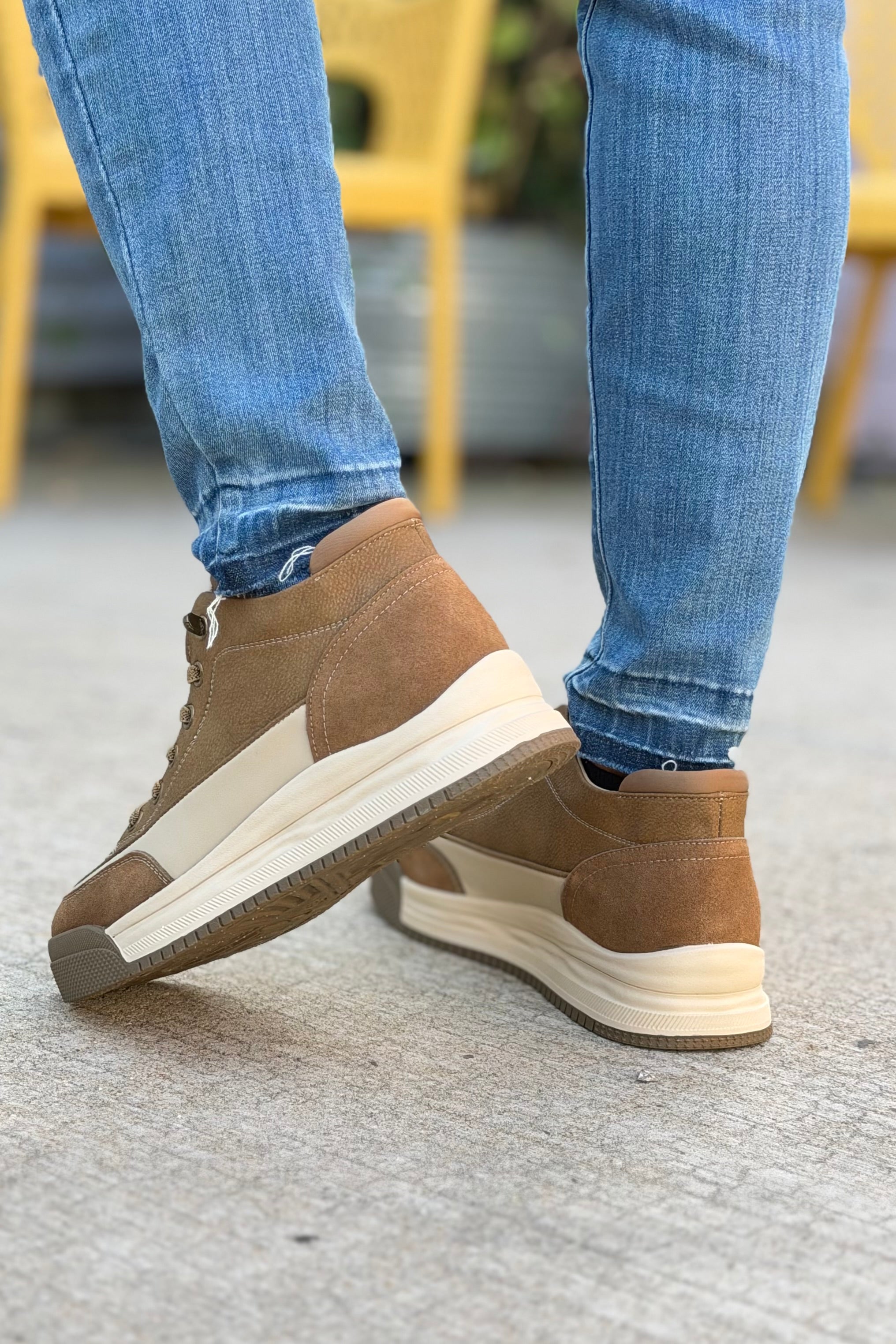 Bris Leather Sneaker - Brown