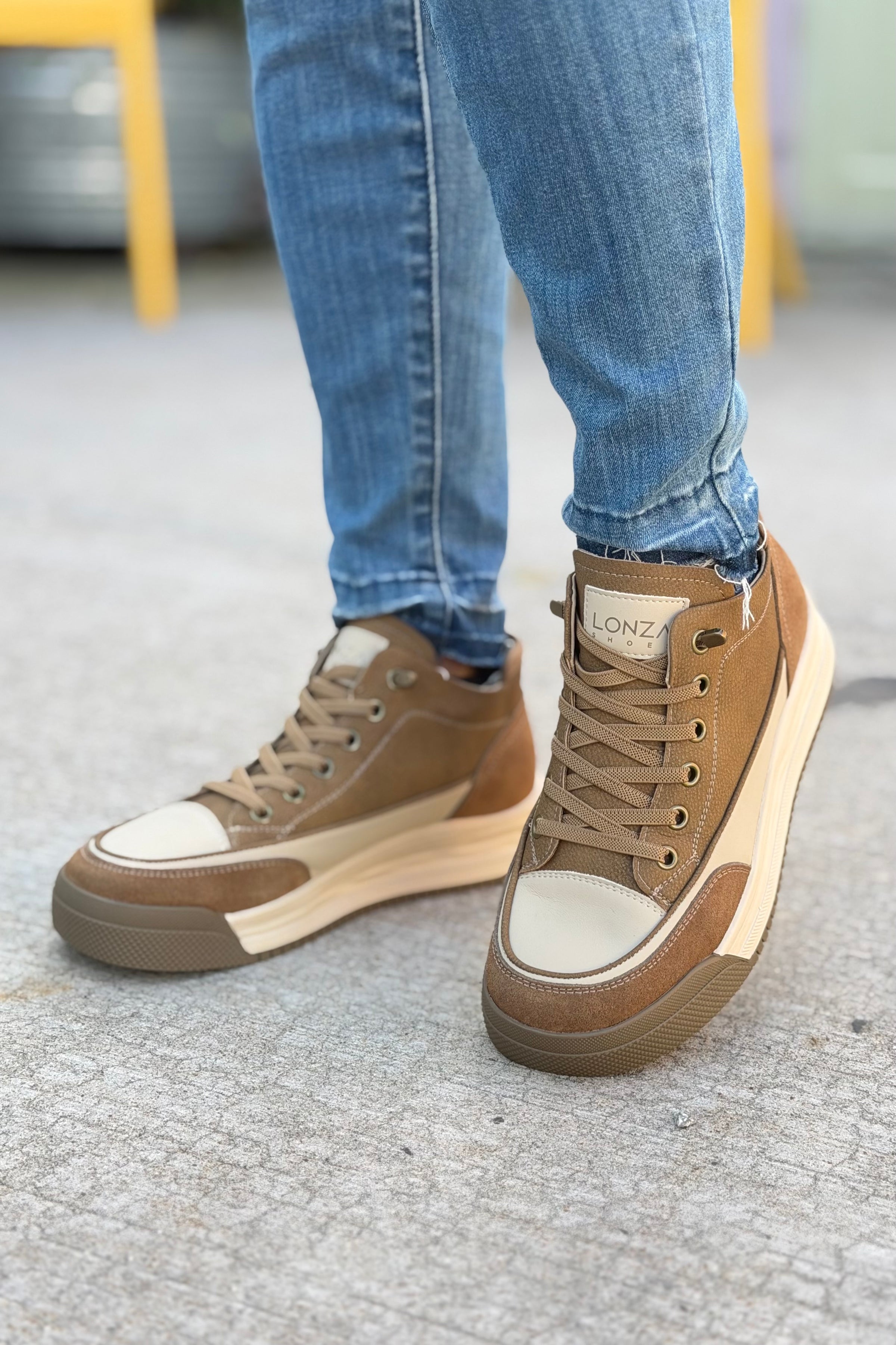 Bris Leather Sneaker - Brown