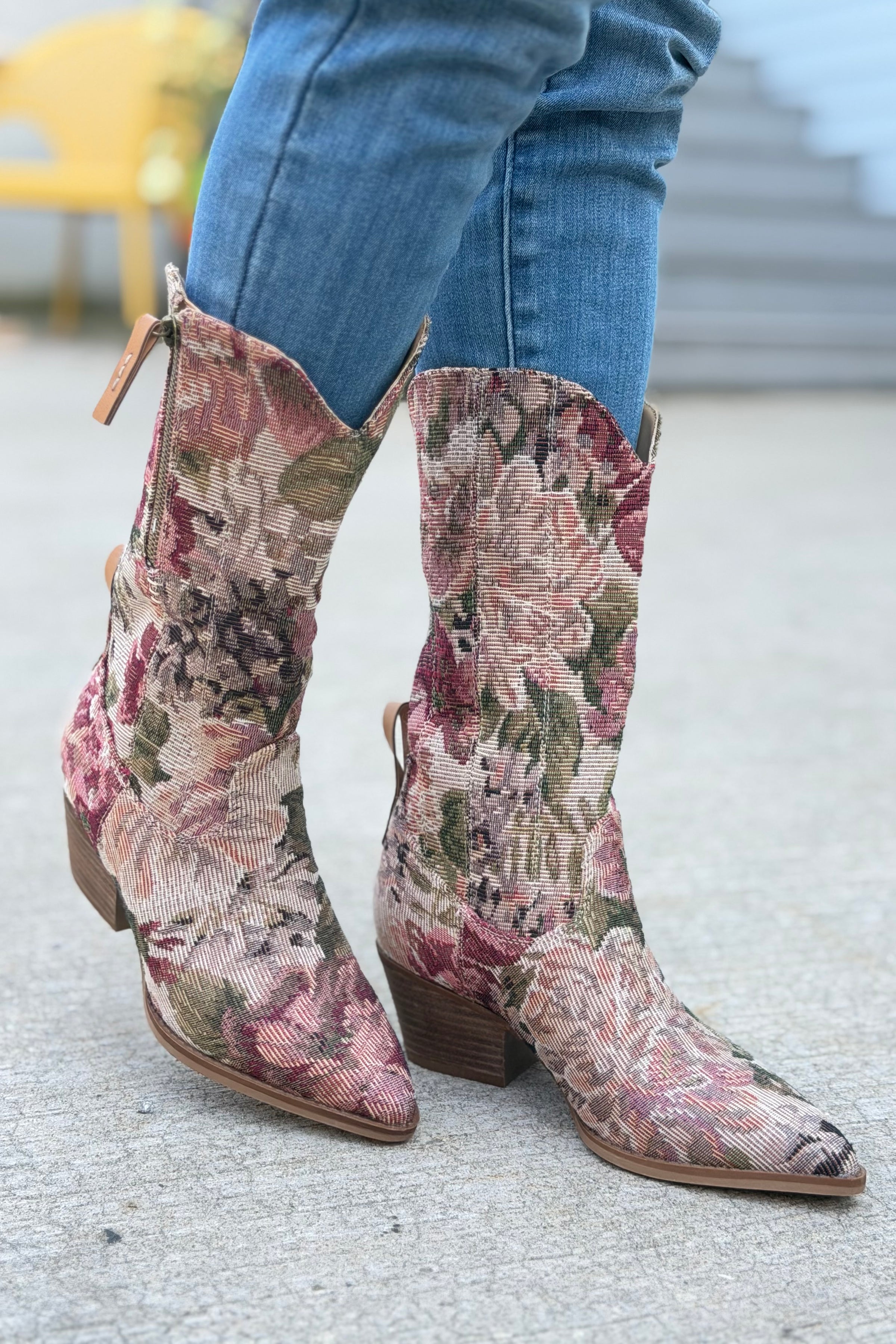 Brilee Tapestry Western Boot