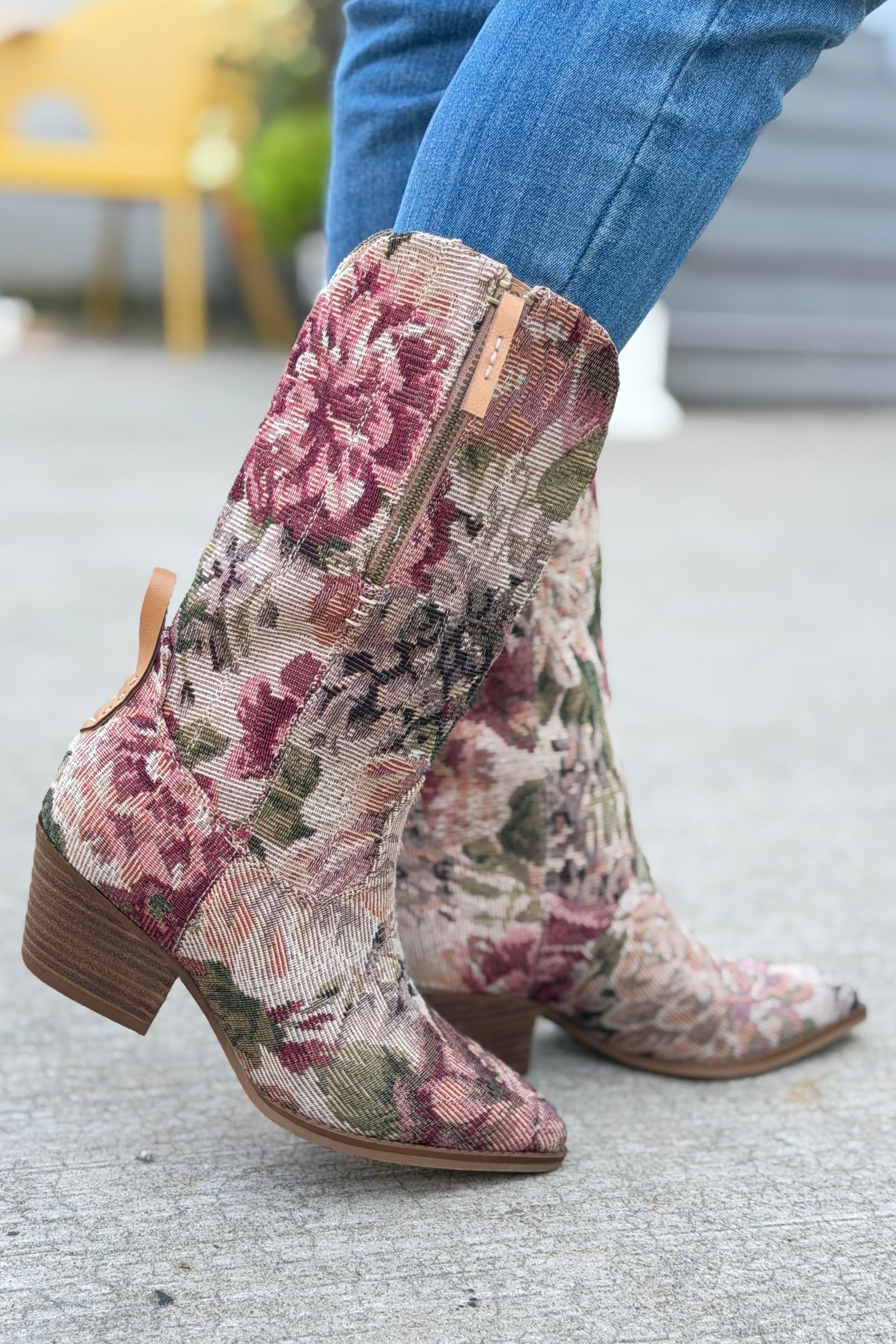 Brilee Tapestry Western Boot