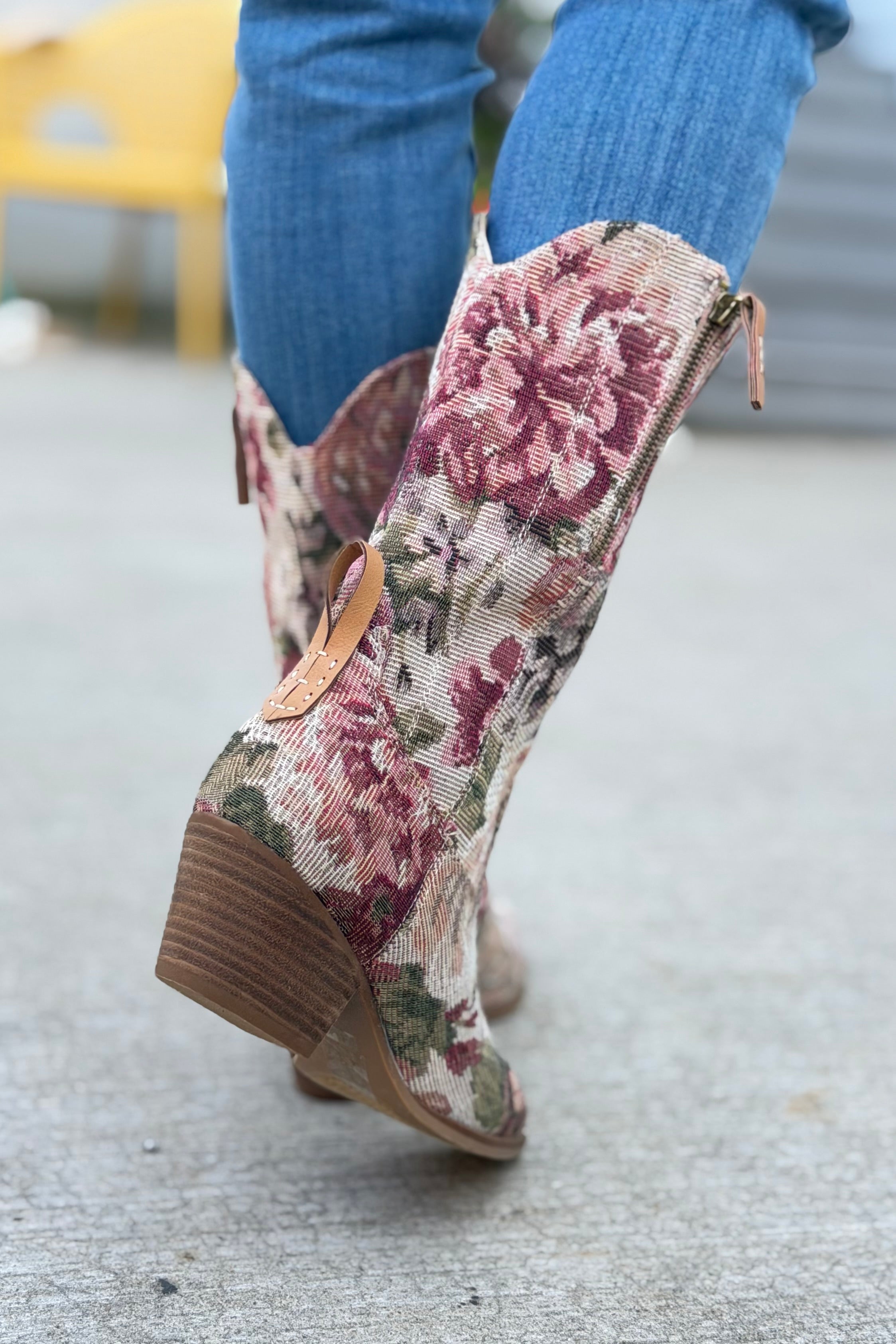 Brilee Tapestry Western Boot