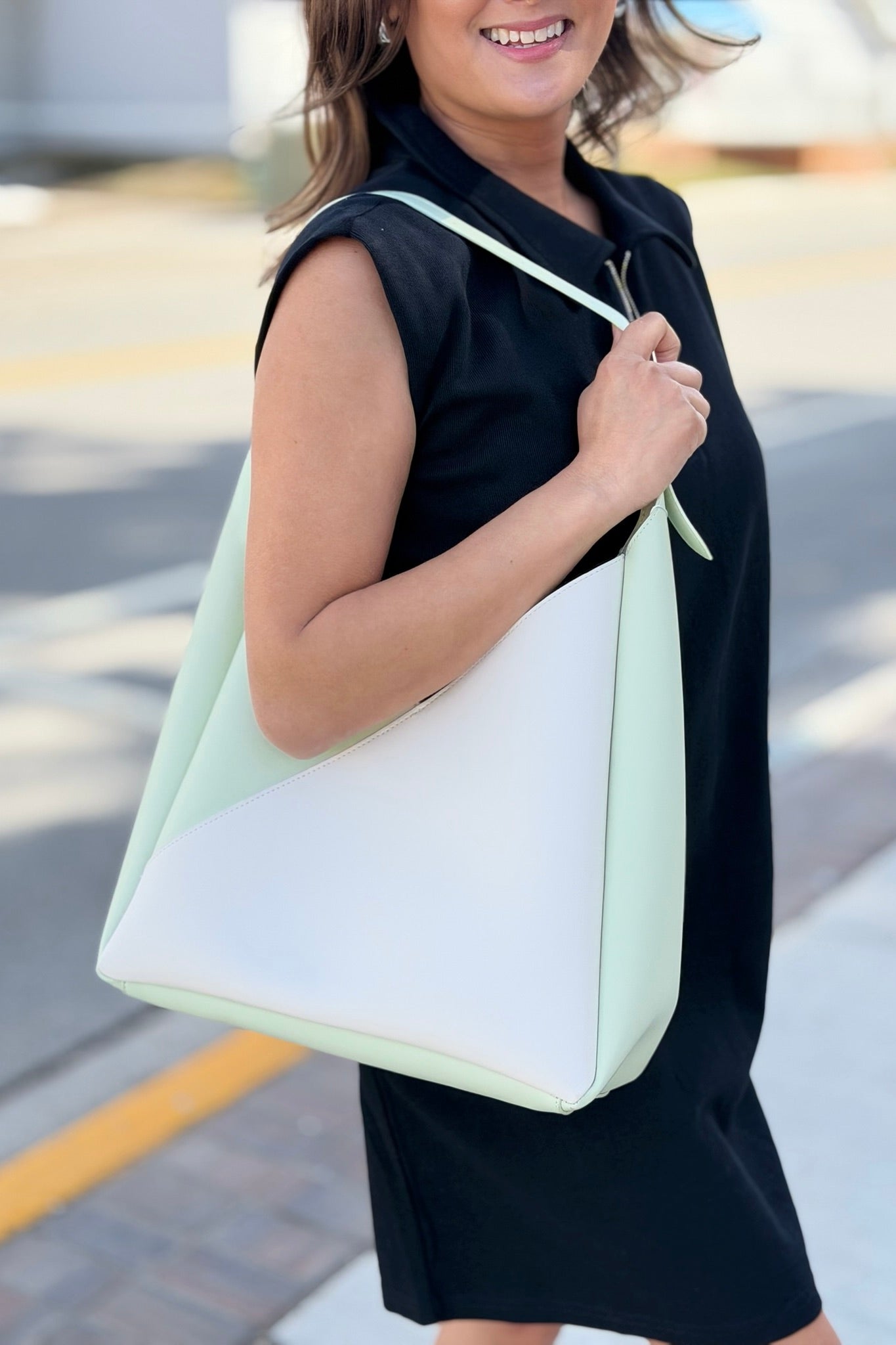 Frankie Hobo - Ivory Pistachio