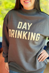 Drinking & Hungover Reversible Sweatshirt - Grey