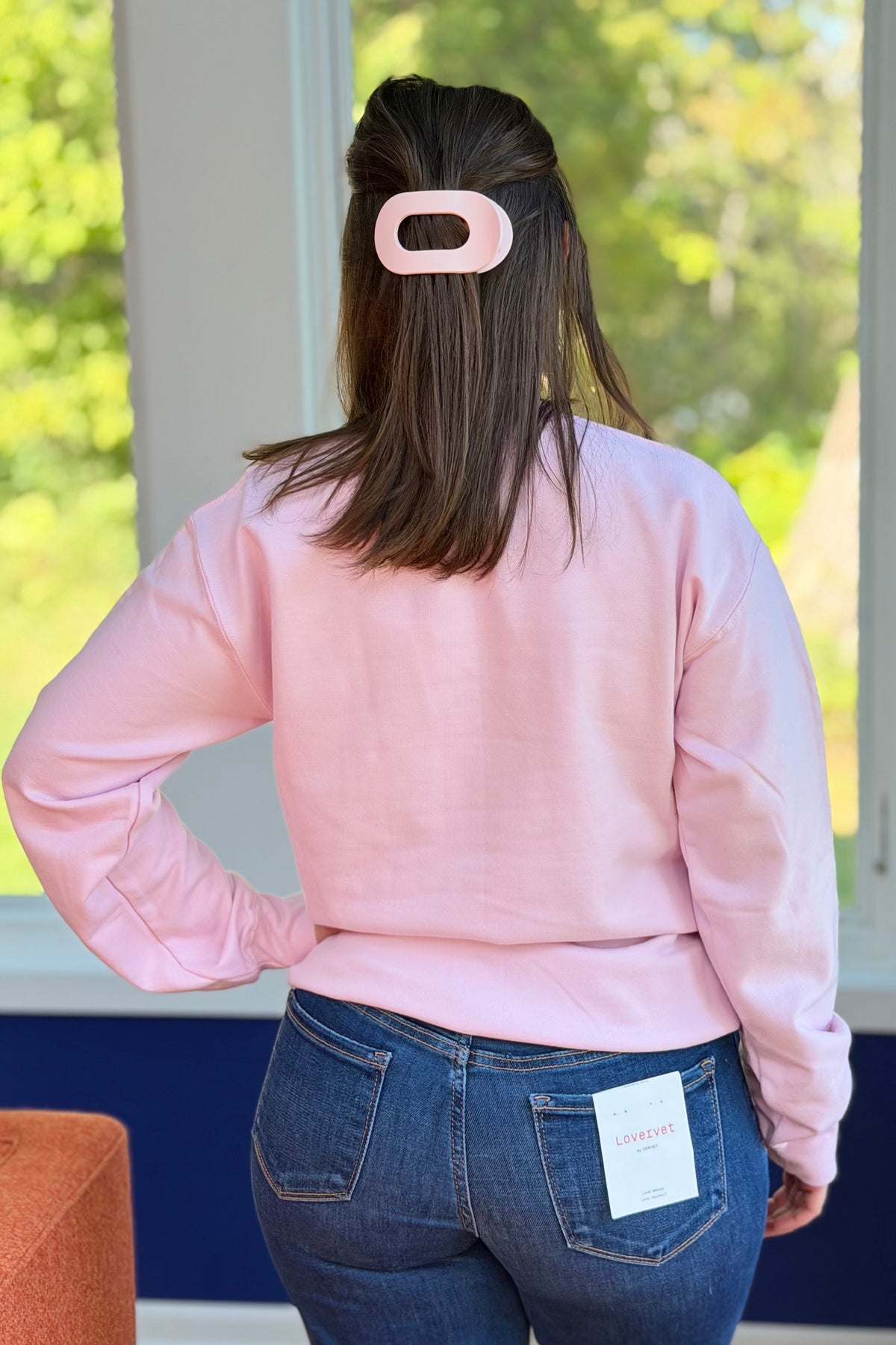 On My Worst Behavior Sweatshirt - Pink