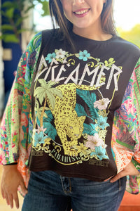 Graphic Boho Top - Dreamer