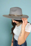 Vintage Fedora Hat Gold Chain