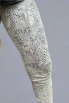 Snake Print Leggings - Off White