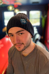 Sip Ribbed Knit Beanie - Navy