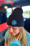 Sip Waffle Knit Beanie