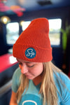 Sip Waffle Knit Beanie