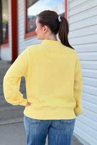 Everfleece Mock Neck Sweatshirt - Lemon