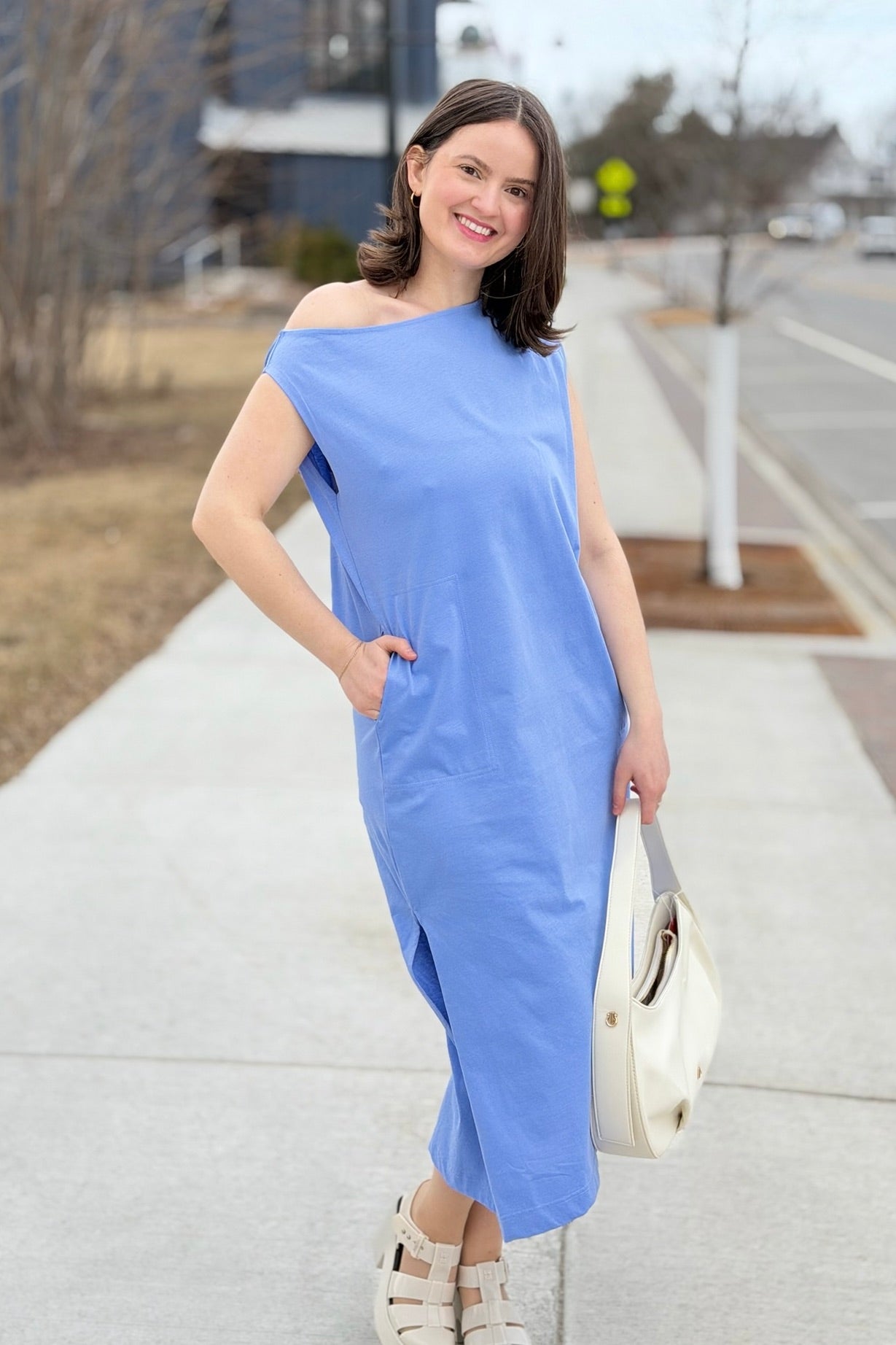 Bella Dress - Periwinkle