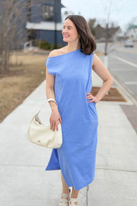 Bella Dress - Periwinkle