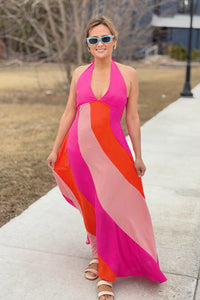 Gali Colorblock Maxi Dress