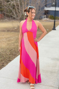 Gali Colorblock Maxi Dress