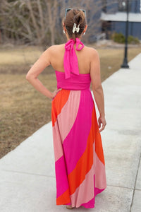 Gali Colorblock Maxi Dress