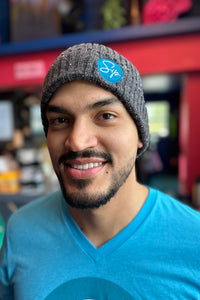 Sip Confetti Knit Beanie - Grey