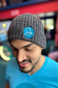Sip Confetti Knit Beanie - Grey