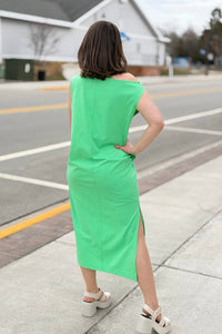 Bella Dress - Green Apple