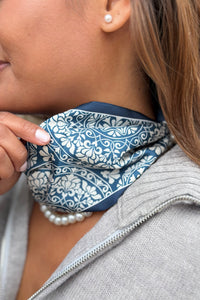 Scarf & Pearls Necklace - Thirteen