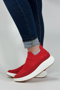 Delmar Slip On Sneaker - Red